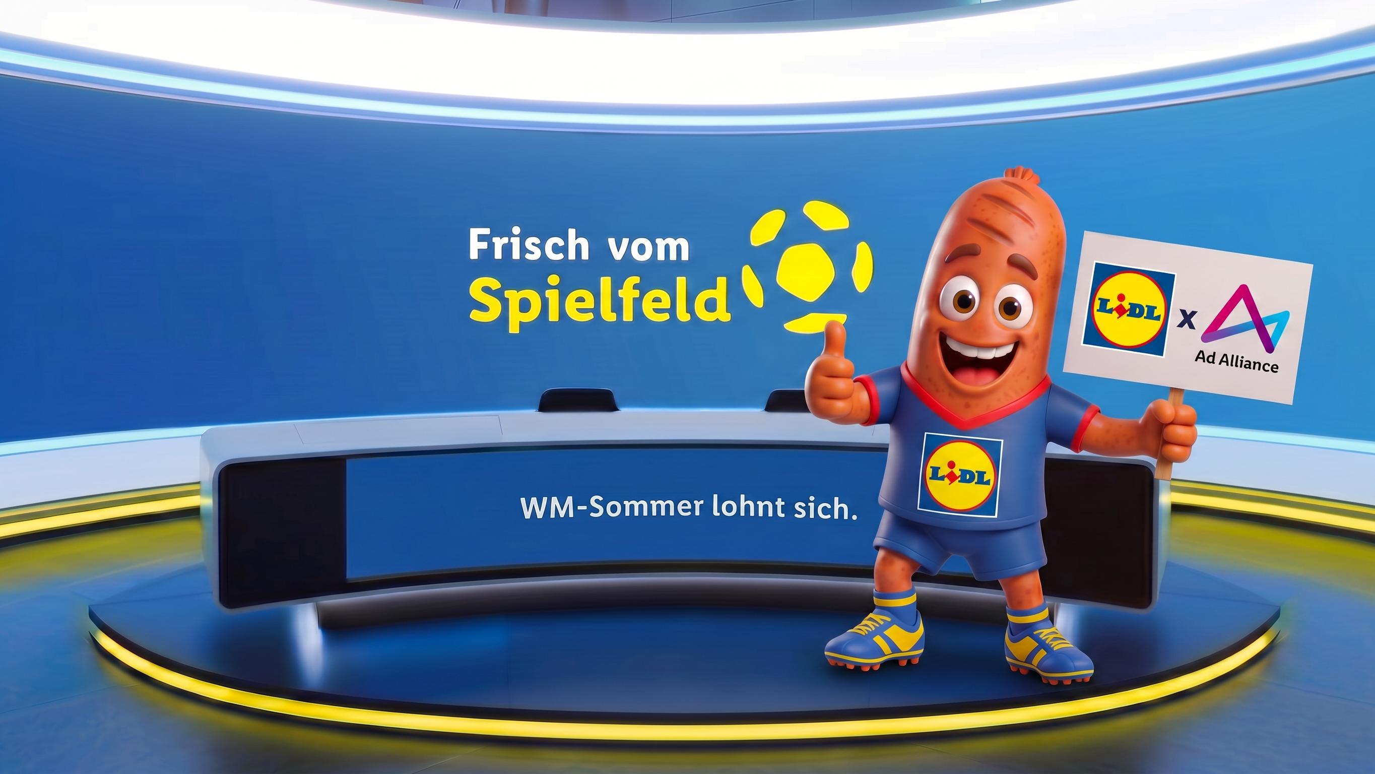Lidl schickt seine Avatar-Elf aufs Feld
