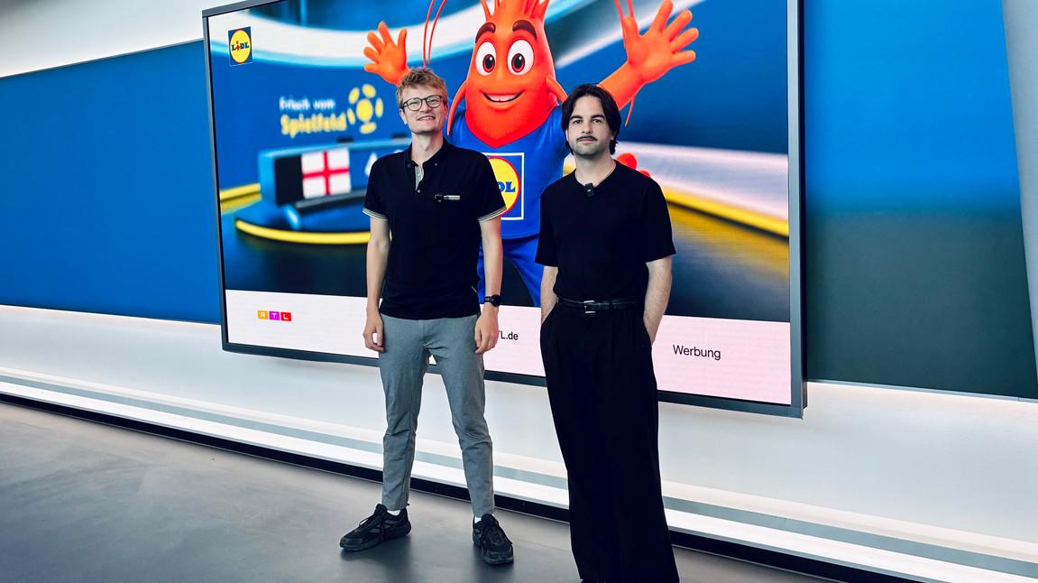 Ein Blick in die Kabine der Avatar-Elf für LIDL 