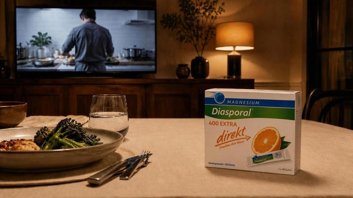 DAS PERFEKTE DINNER: Ein Erfolgsrezept für Magnesium Diasporal 