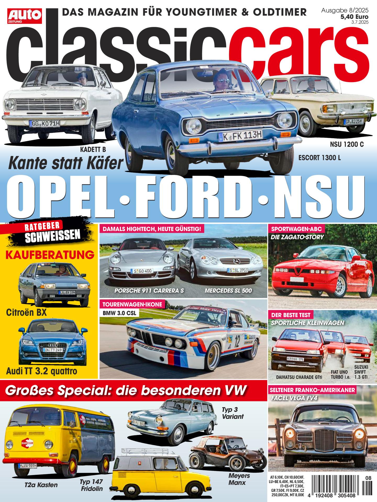 AUTO ZEITUNG CLASSIC CARS