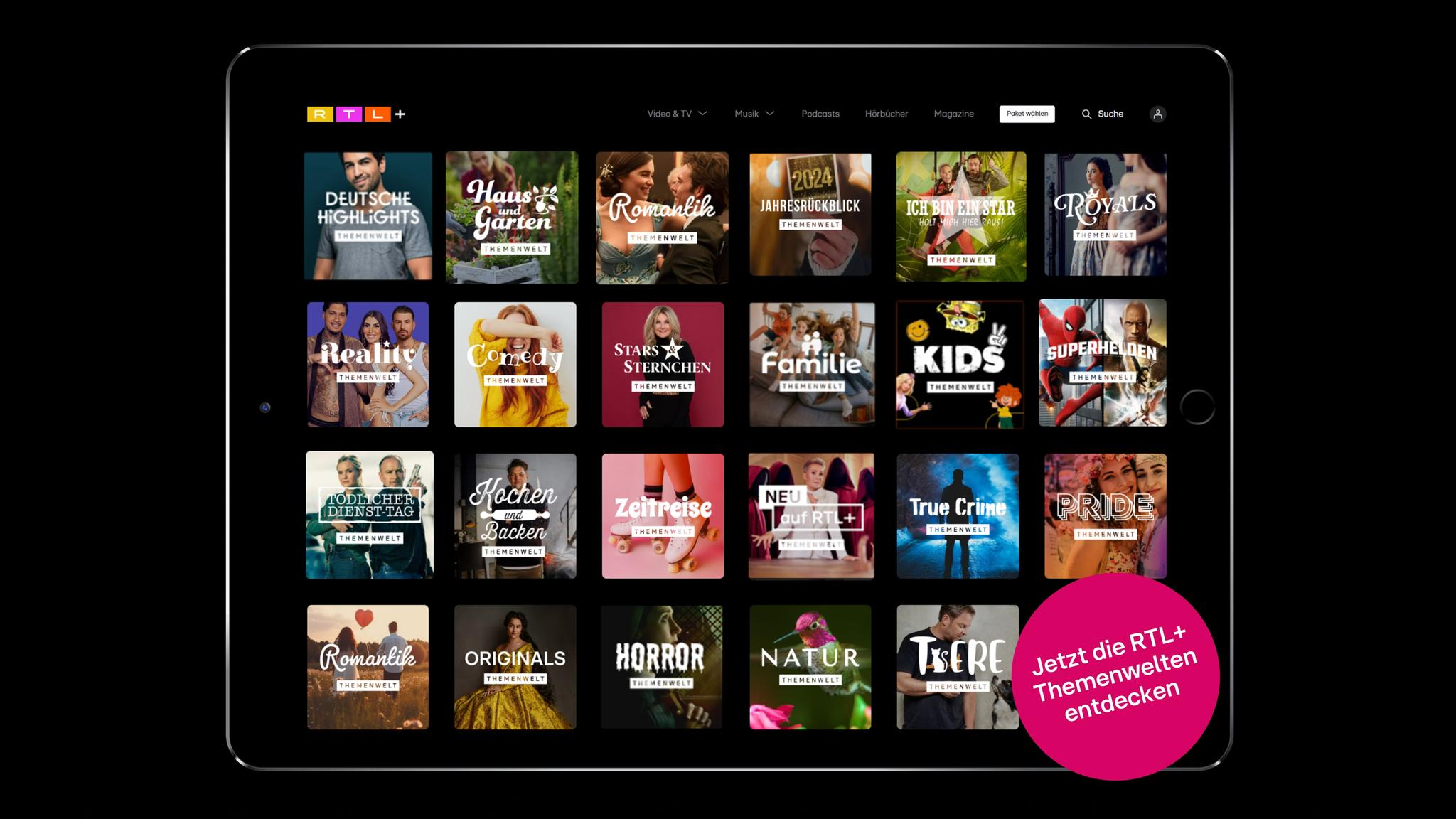 Brandneu: Channel Sponsoring auf RTL+