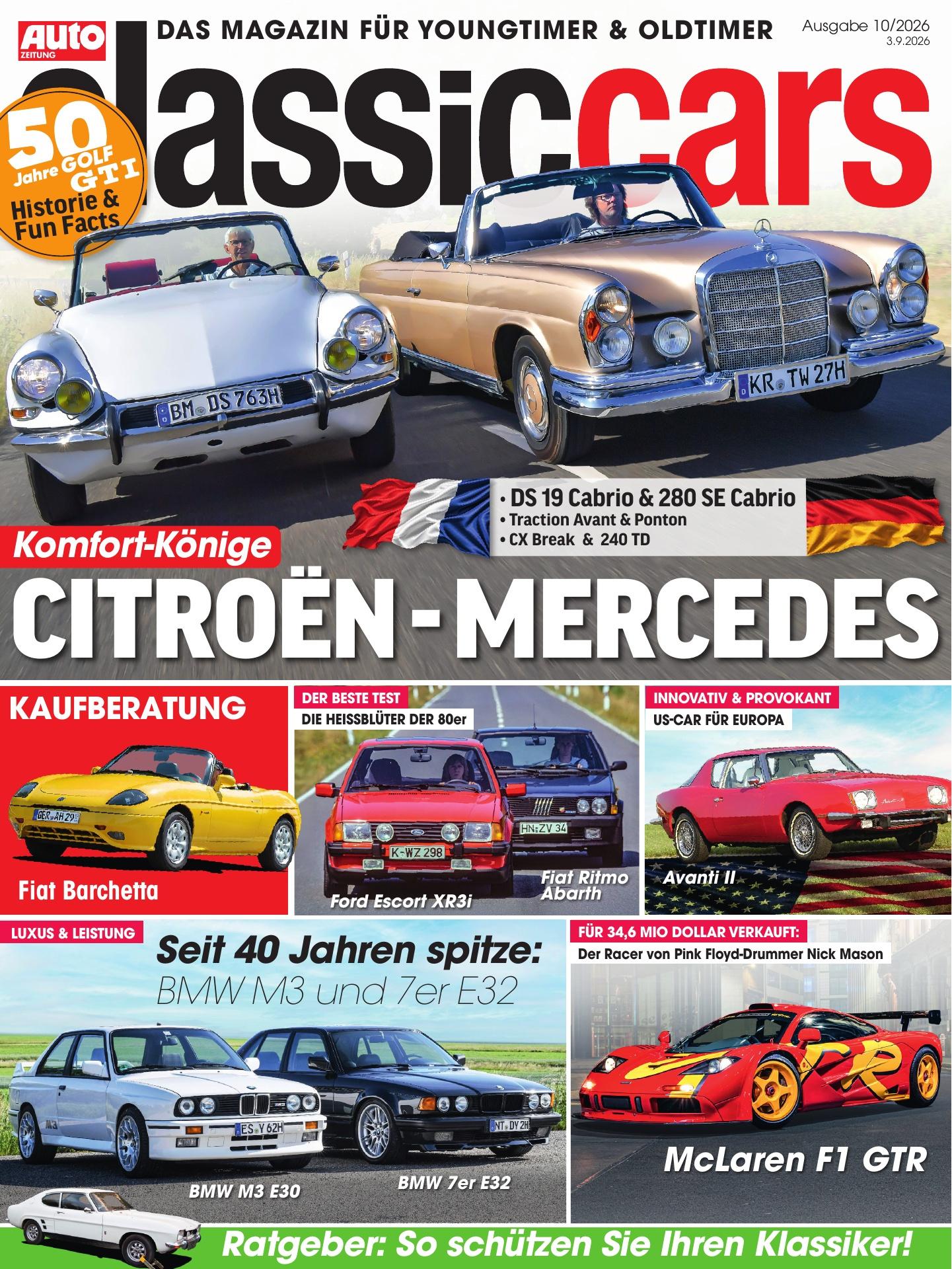 AUTO ZEITUNG CLASSIC CARS